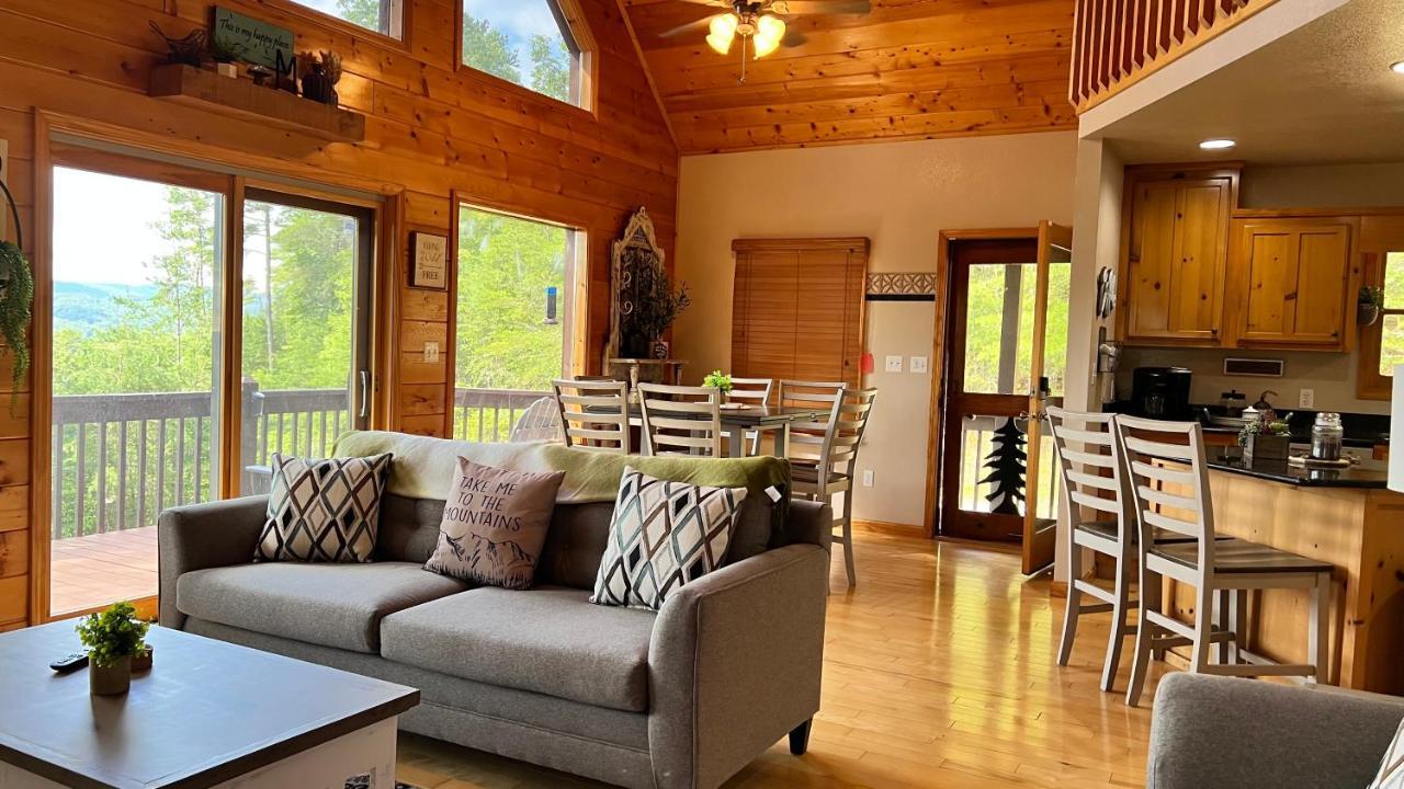 Mistletoe Cabin- Private Cabin W Views, Hottub, Pet Friendly Murphy Kültér fotó